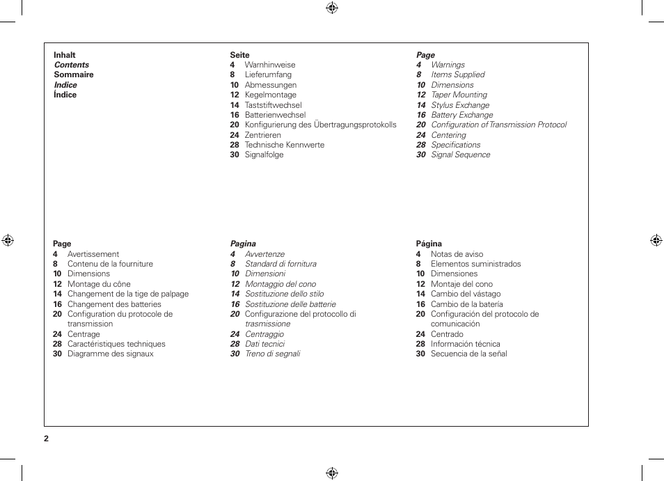 HEIDENHAIN TS 642 User Manual | Page 2 / 32