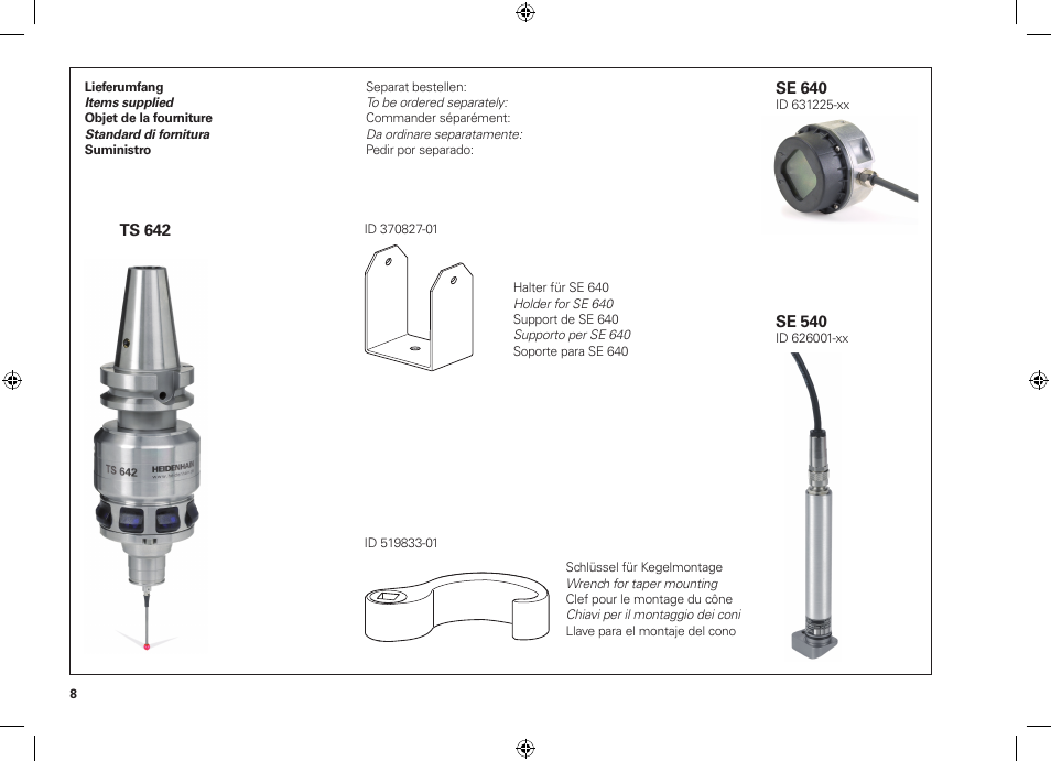 HEIDENHAIN TS 642 User Manual | Page 8 / 32