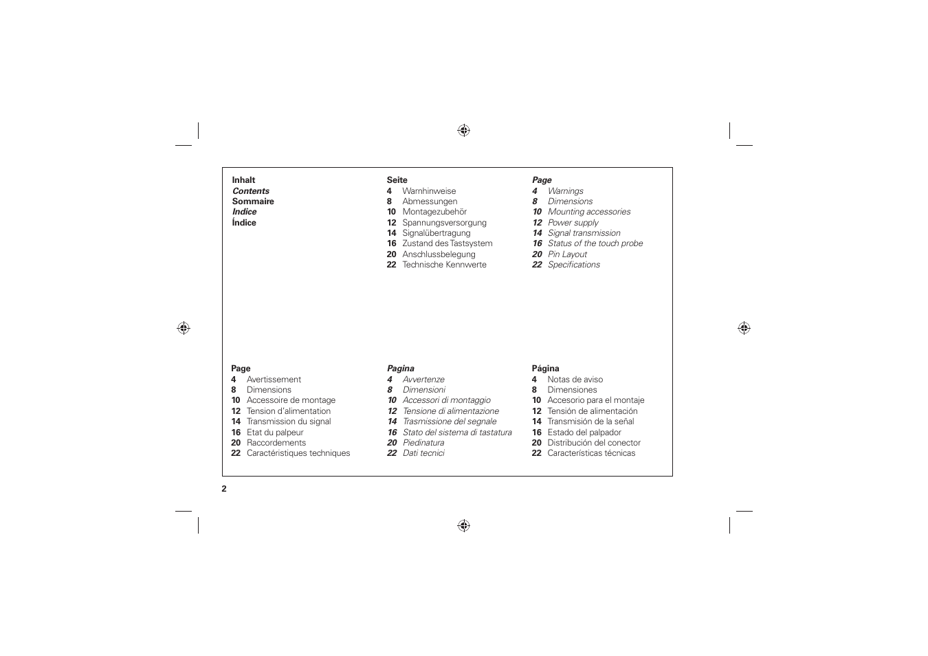 HEIDENHAIN SE 640 User Manual | Page 2 / 24