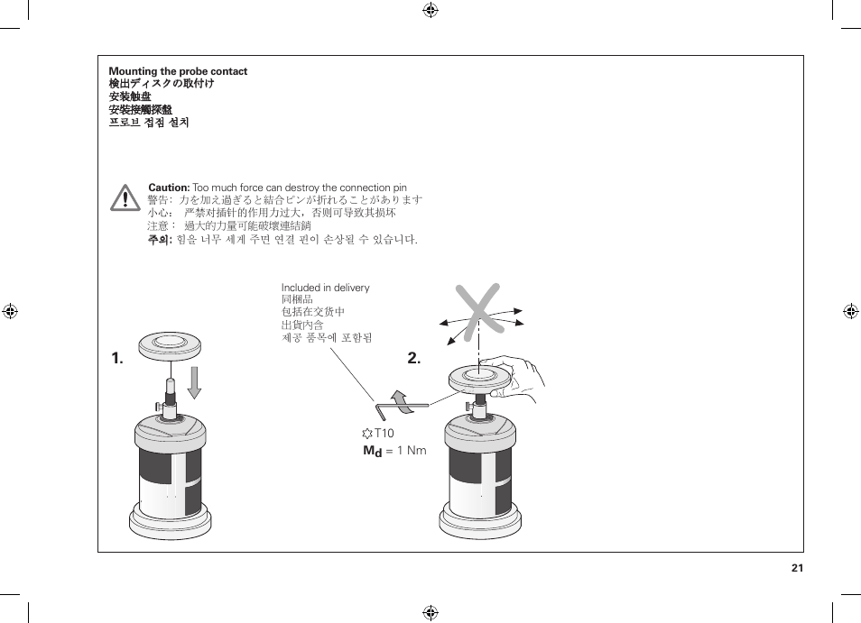 HEIDENHAIN TT 460 User Manual | Page 21 / 44