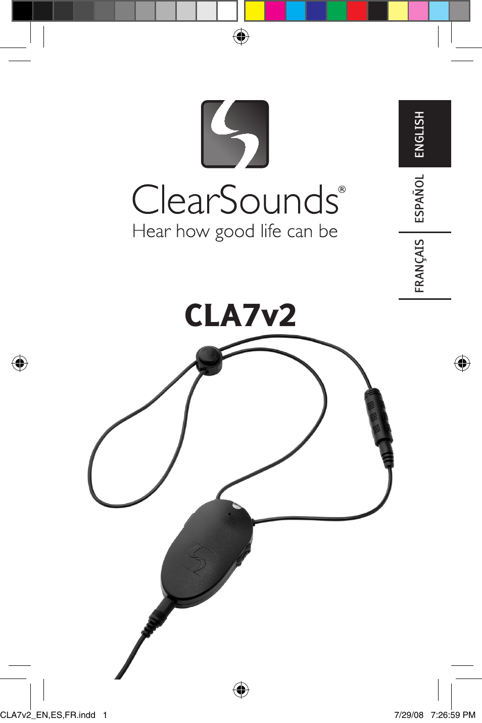 ClearSounds CLA7V2 User Manual | 54 pages