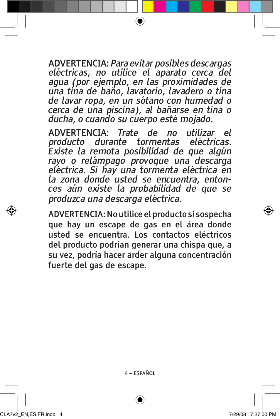ClearSounds CLA7V2 User Manual | Page 20 / 54