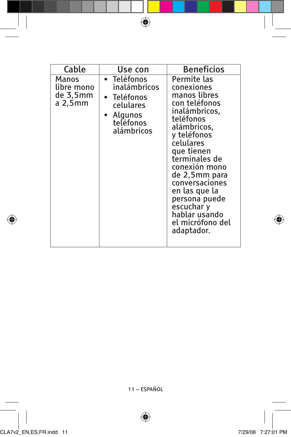 ClearSounds CLA7V2 User Manual | Page 27 / 54