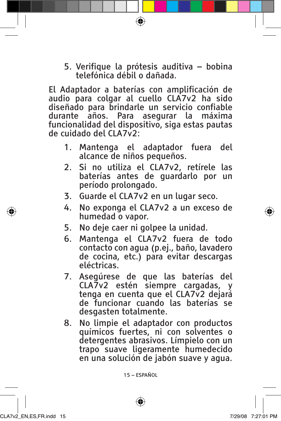 ClearSounds CLA7V2 User Manual | Page 31 / 54