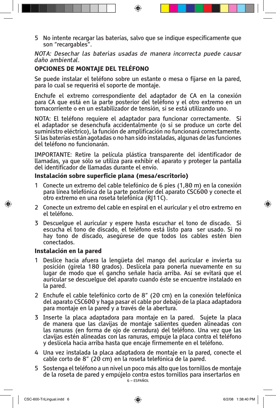 ClearSounds V508 User Manual | Page 28 / 70