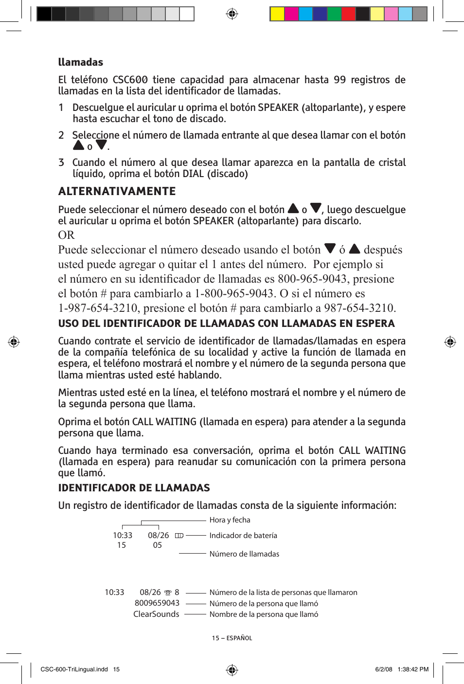 Alternativamente | ClearSounds V508 User Manual | Page 37 / 70