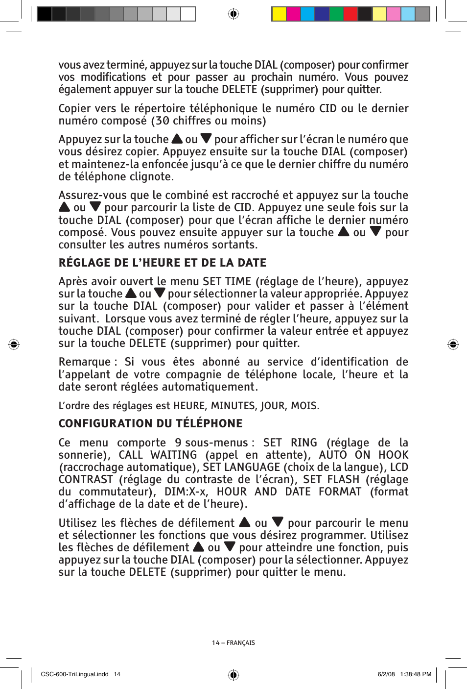 ClearSounds V508 User Manual | Page 58 / 70