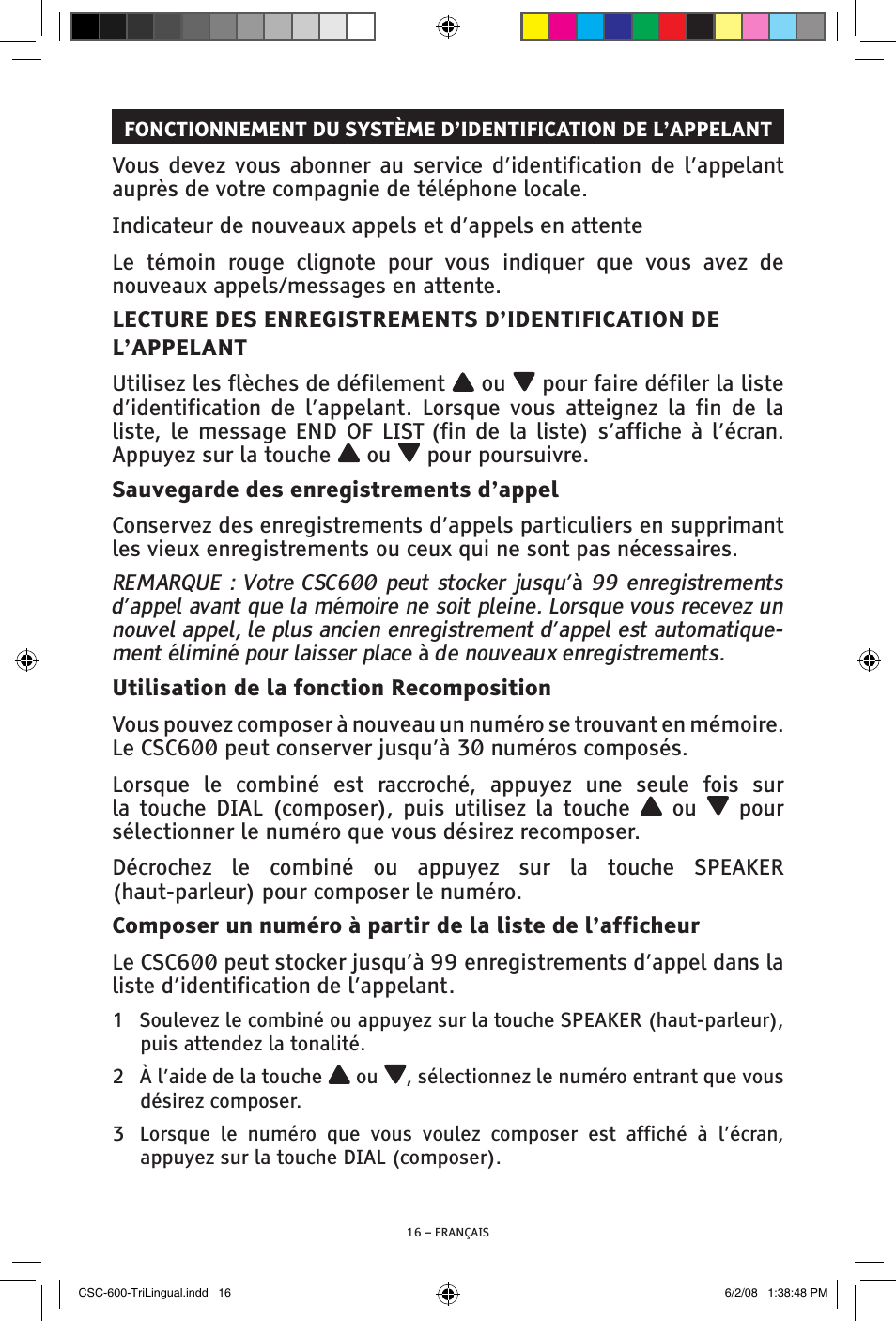 ClearSounds V508 User Manual | Page 60 / 70