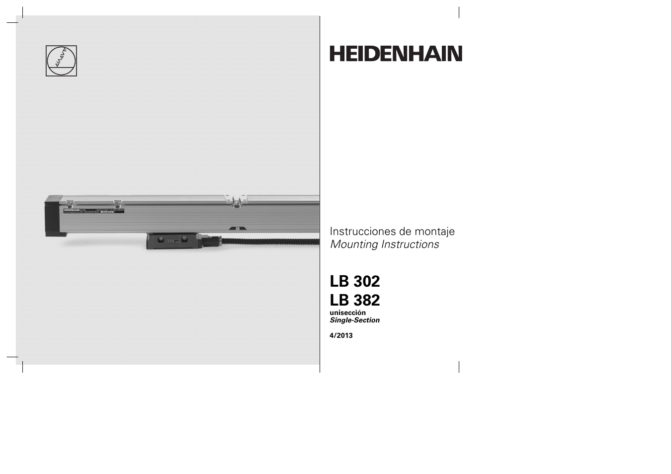 HEIDENHAIN LB 382 User Manual | 24 pages