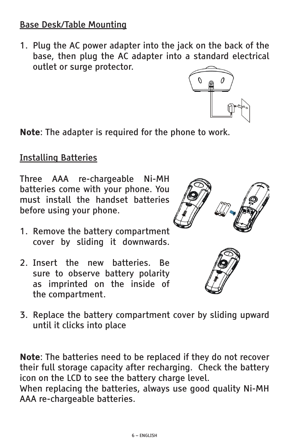 ClearSounds A1600E User Manual | Page 6 / 19