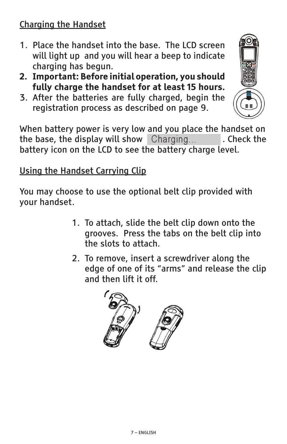 ClearSounds A1600E User Manual | Page 7 / 19