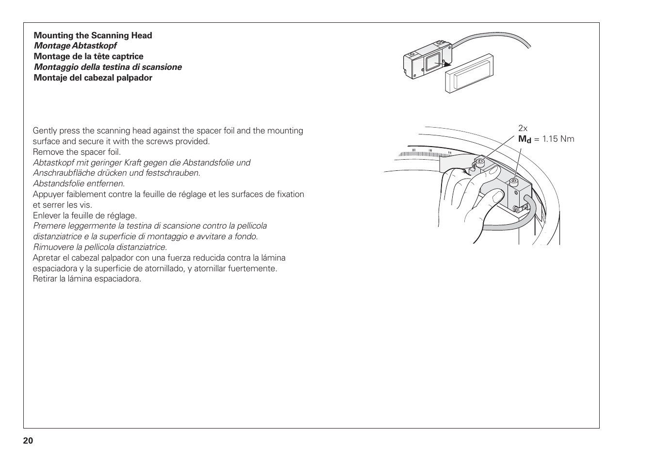 HEIDENHAIN ERA 7000 series User Manual | Page 20 / 30