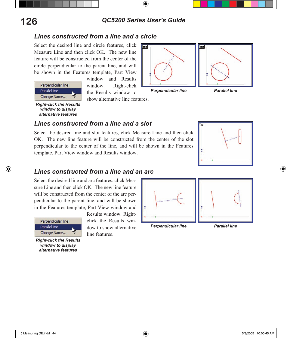 Lines constructed from a line and a slot, Lines constructed from a line and an arc | HEIDENHAIN IK 5294 User Manual | Page 146 / 341