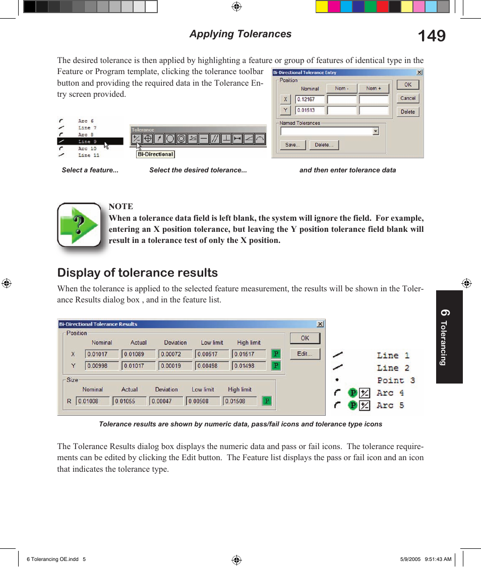 Display of tolerance results | HEIDENHAIN IK 5294 User Manual | Page 169 / 341