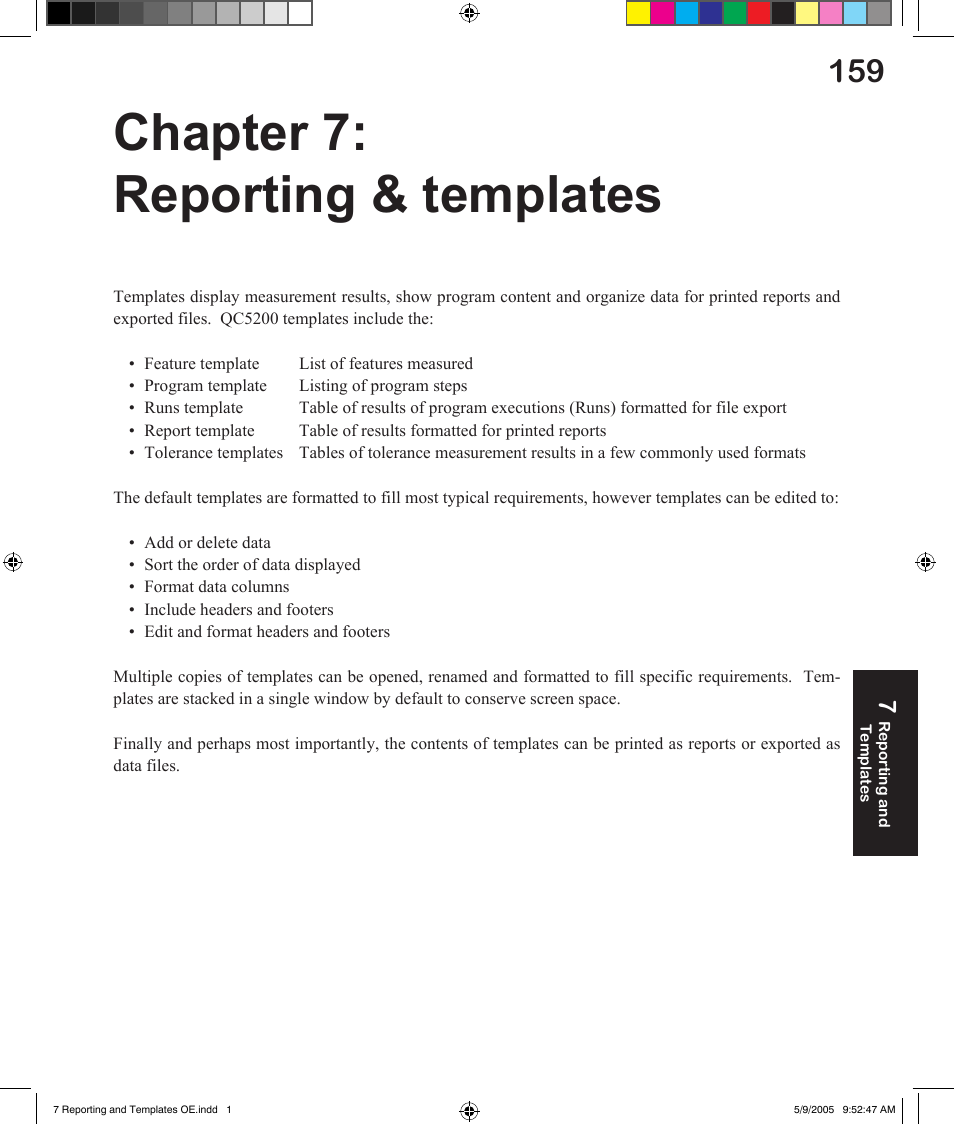 Chapter 7: reporting & templates | HEIDENHAIN IK 5294 User Manual | Page 179 / 341