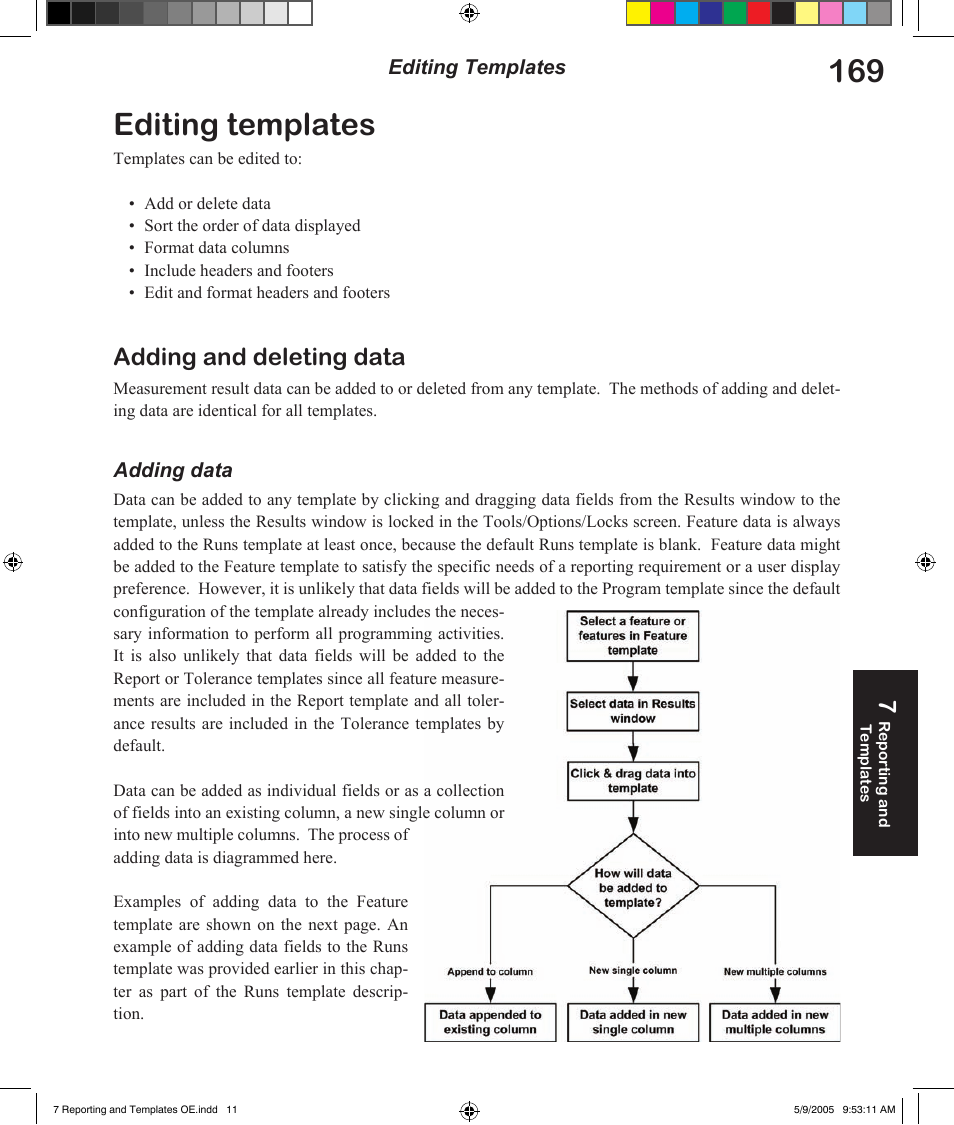 Editing templates, Adding and deleting data | HEIDENHAIN IK 5294 User Manual | Page 189 / 341