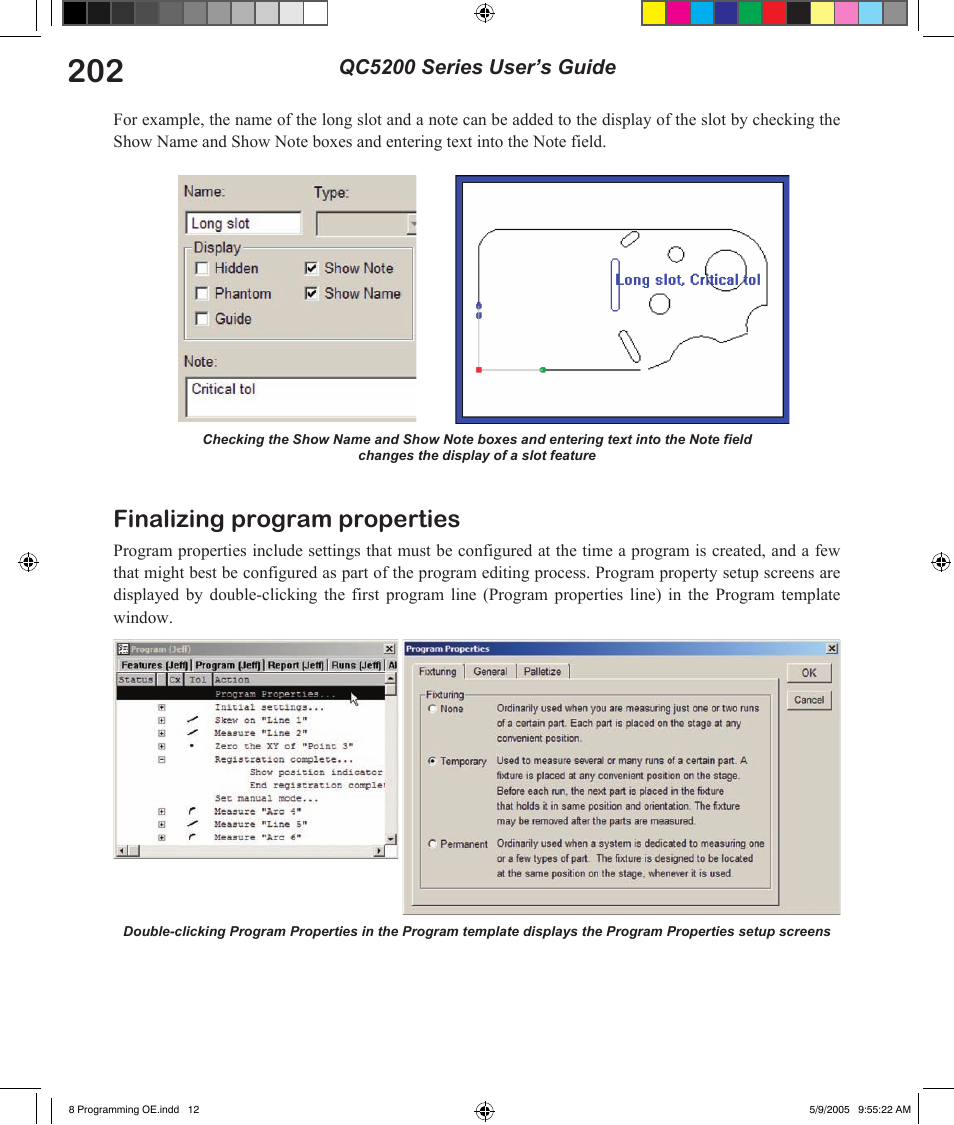 Finalizing program properties | HEIDENHAIN IK 5294 User Manual | Page 222 / 341