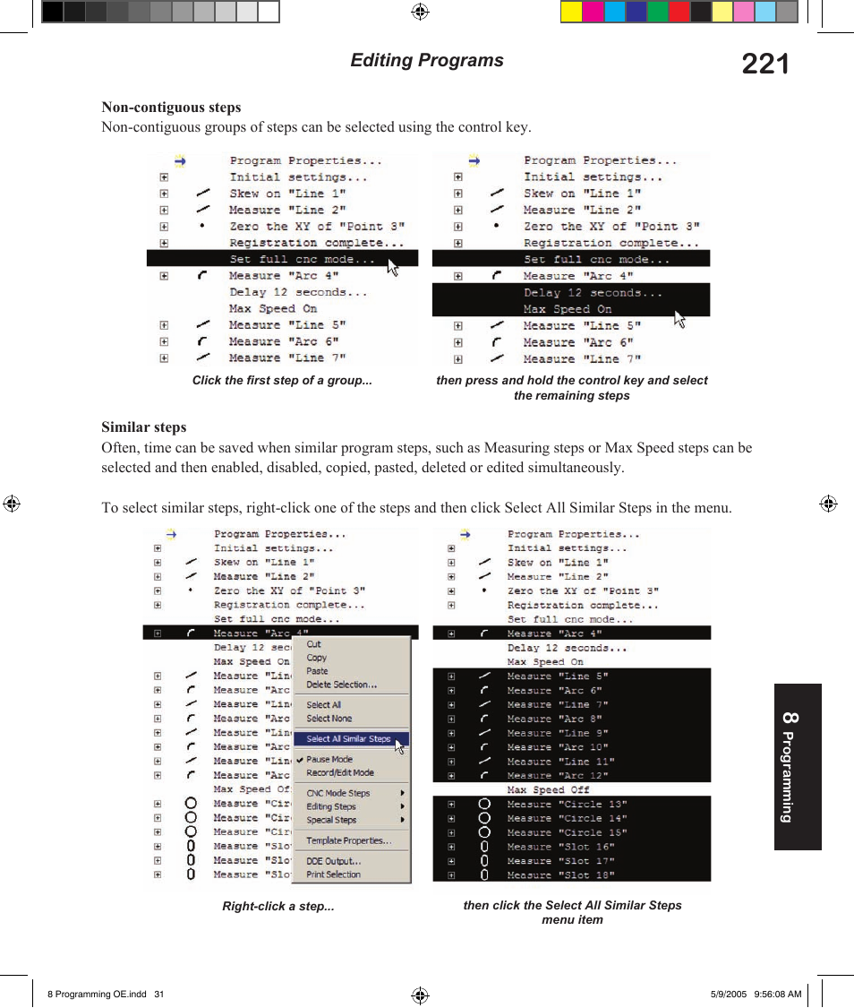 Editing programs | HEIDENHAIN IK 5294 User Manual | Page 241 / 341