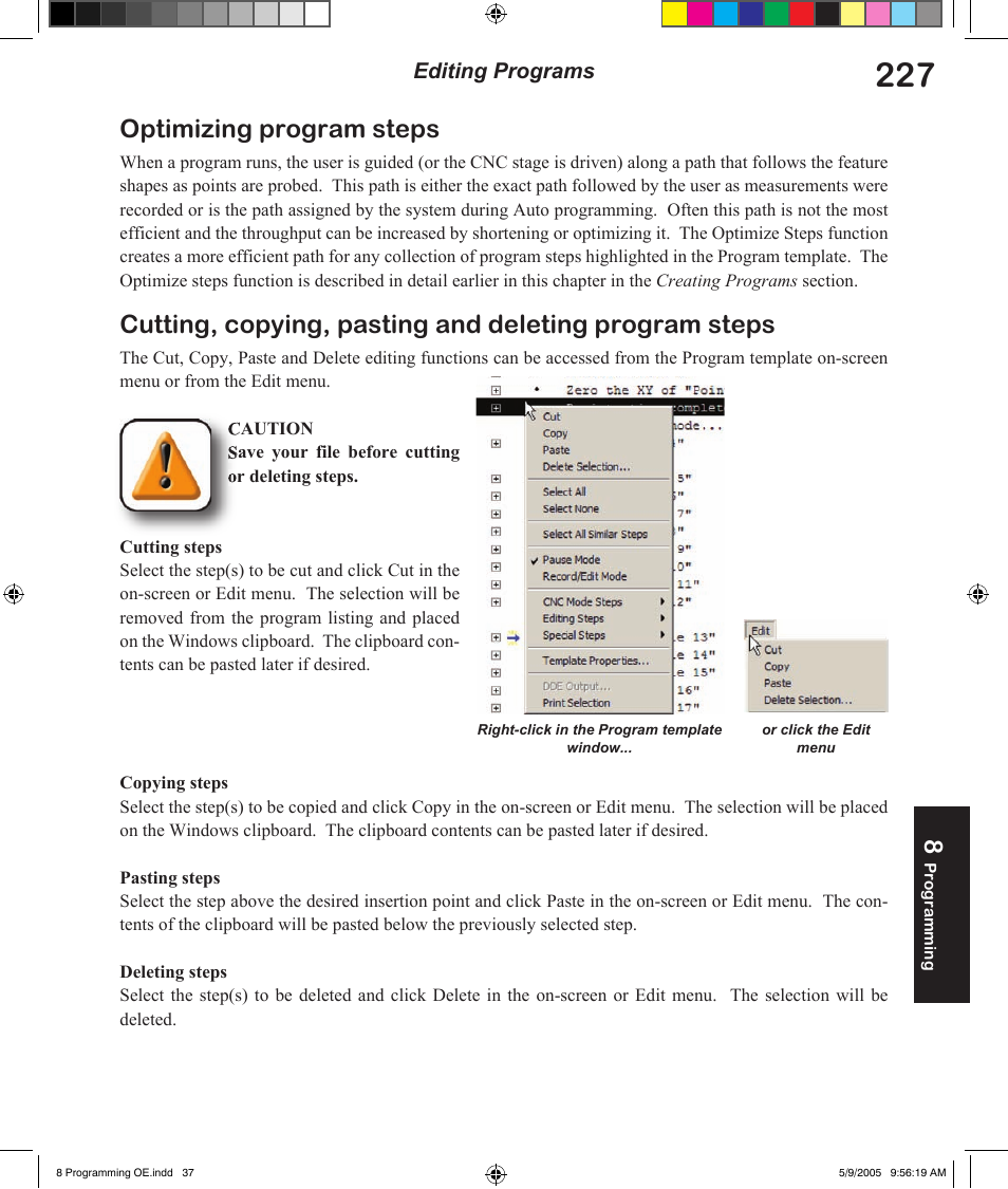 Optimizing program steps | HEIDENHAIN IK 5294 User Manual | Page 247 / 341