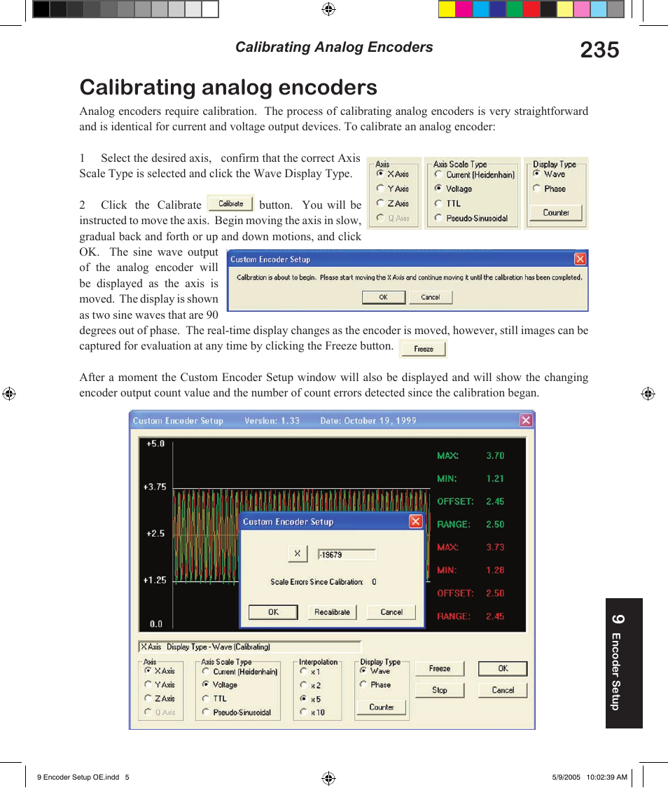 Calibrating analog encoders | HEIDENHAIN IK 5294 User Manual | Page 255 / 341