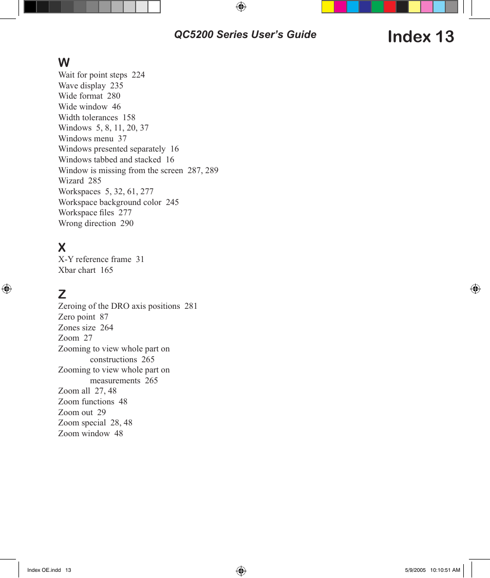 Index 13 | HEIDENHAIN IK 5294 User Manual | Page 339 / 341