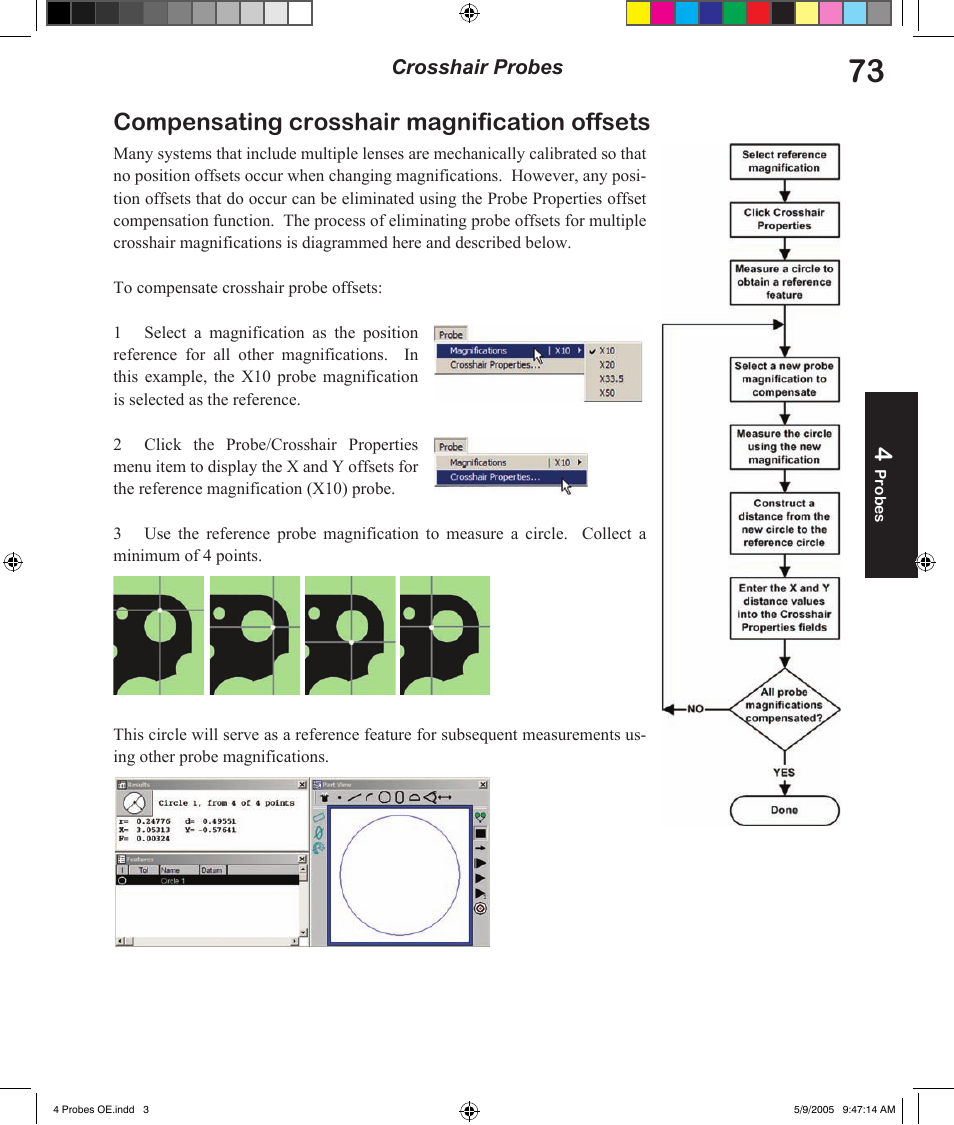 Compensating crosshair magnification offsets | HEIDENHAIN IK 5294 User Manual | Page 93 / 341