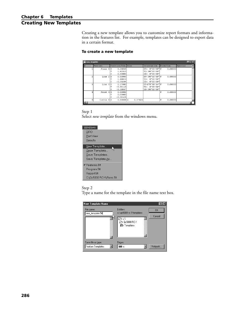 Creating new templates, To create a new template | HEIDENHAIN IK 5293 User Manual | Page 300 / 407