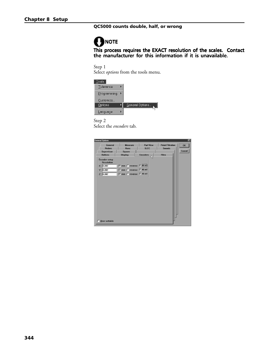 Qc5000 counts double, half, or wrong | HEIDENHAIN IK 5293 User Manual | Page 358 / 407