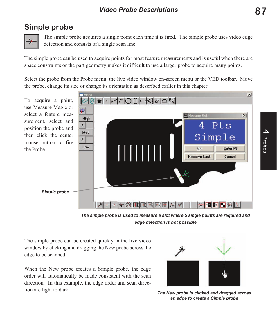 Simple probe, Video probe descriptions | HEIDENHAIN IK 5494-2D User Manual | Page 109 / 411