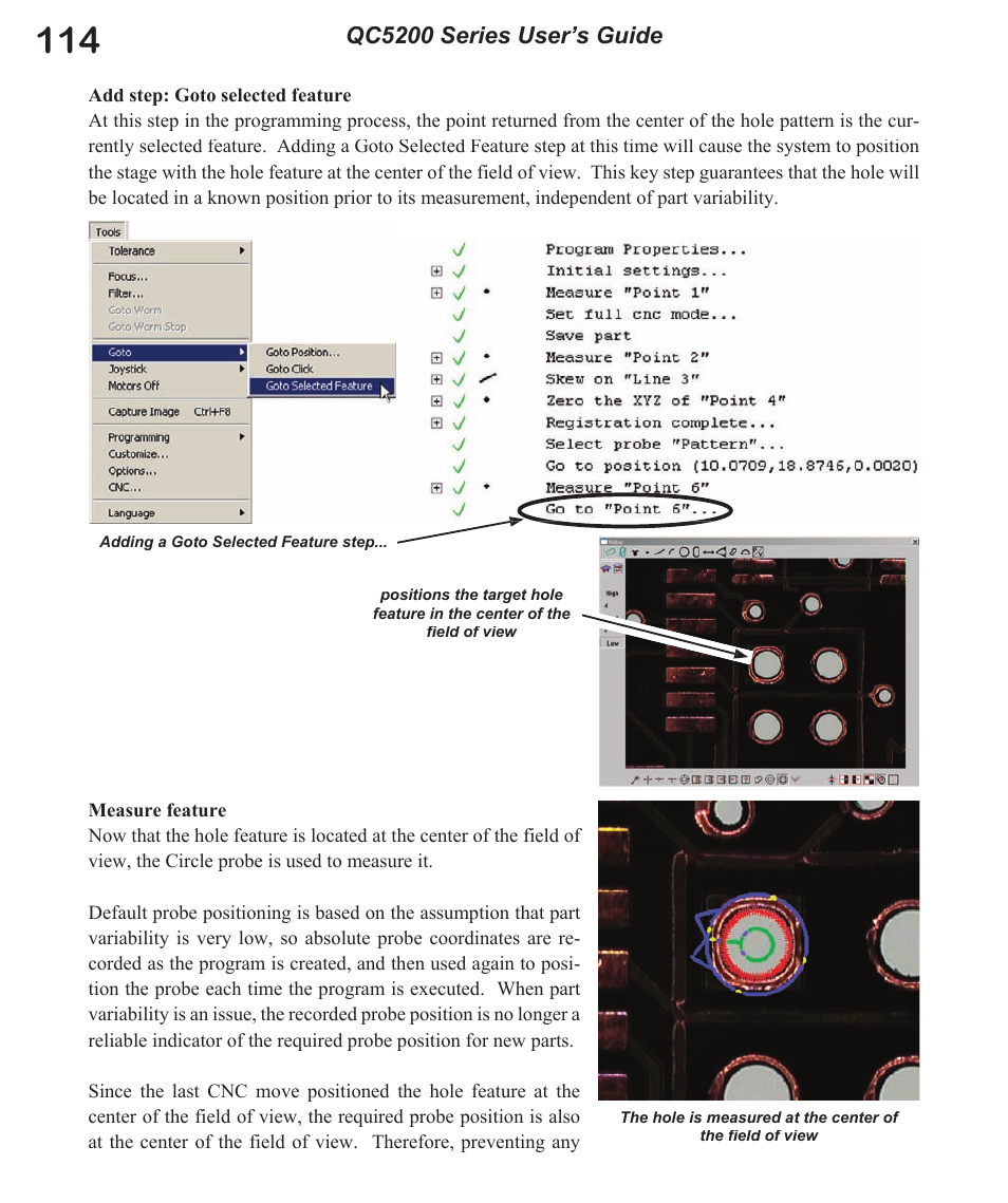 Qc5200 series user’s guide | HEIDENHAIN IK 5494-2D User Manual | Page 136 / 411