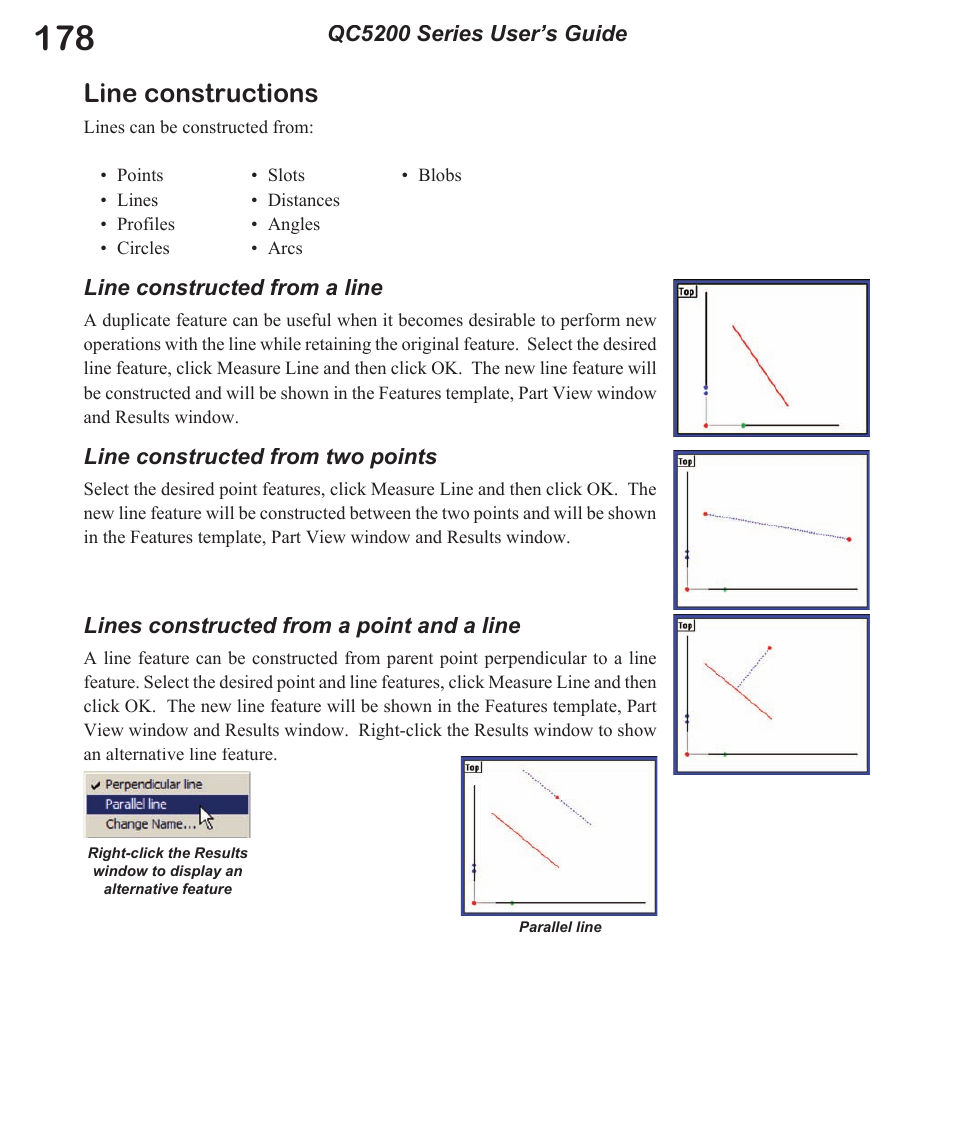 Line constructions | HEIDENHAIN IK 5494-2D User Manual | Page 200 / 411