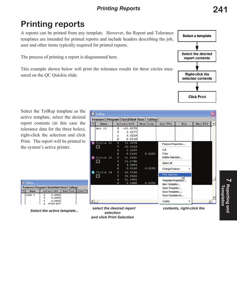 Printing reports | HEIDENHAIN IK 5494-2D User Manual | Page 263 / 411