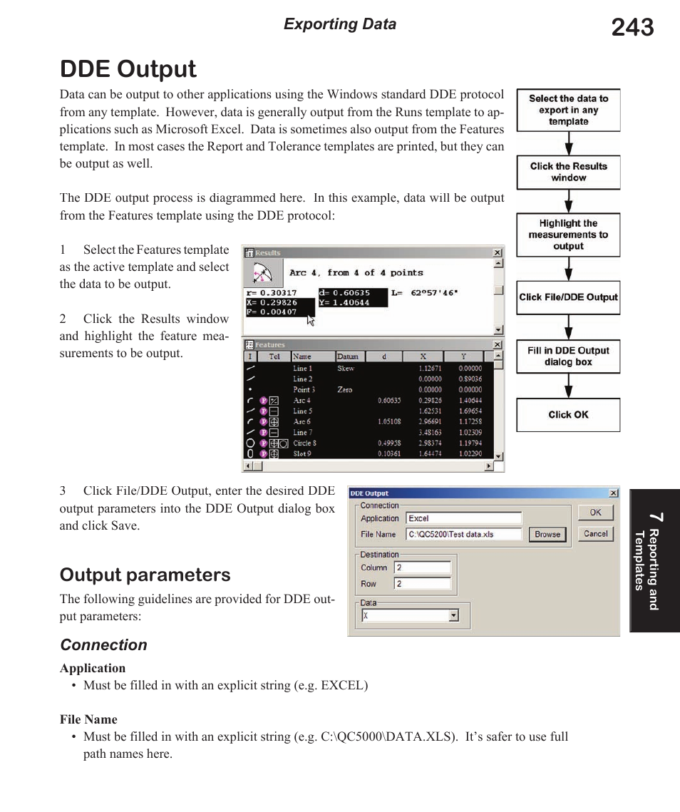 Dde output, Output parameters | HEIDENHAIN IK 5494-2D User Manual | Page 265 / 411