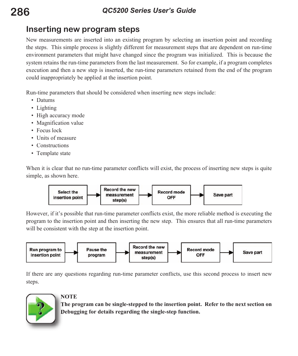 Inserting new program steps | HEIDENHAIN IK 5494-2D User Manual | Page 308 / 411