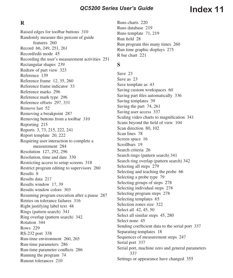 Index 11 | HEIDENHAIN IK 5494-2D User Manual | Page 407 / 411