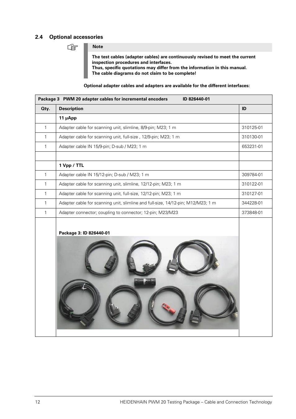 4 optional accessories | HEIDENHAIN PWM 20 User Manual | Page 11 / 163