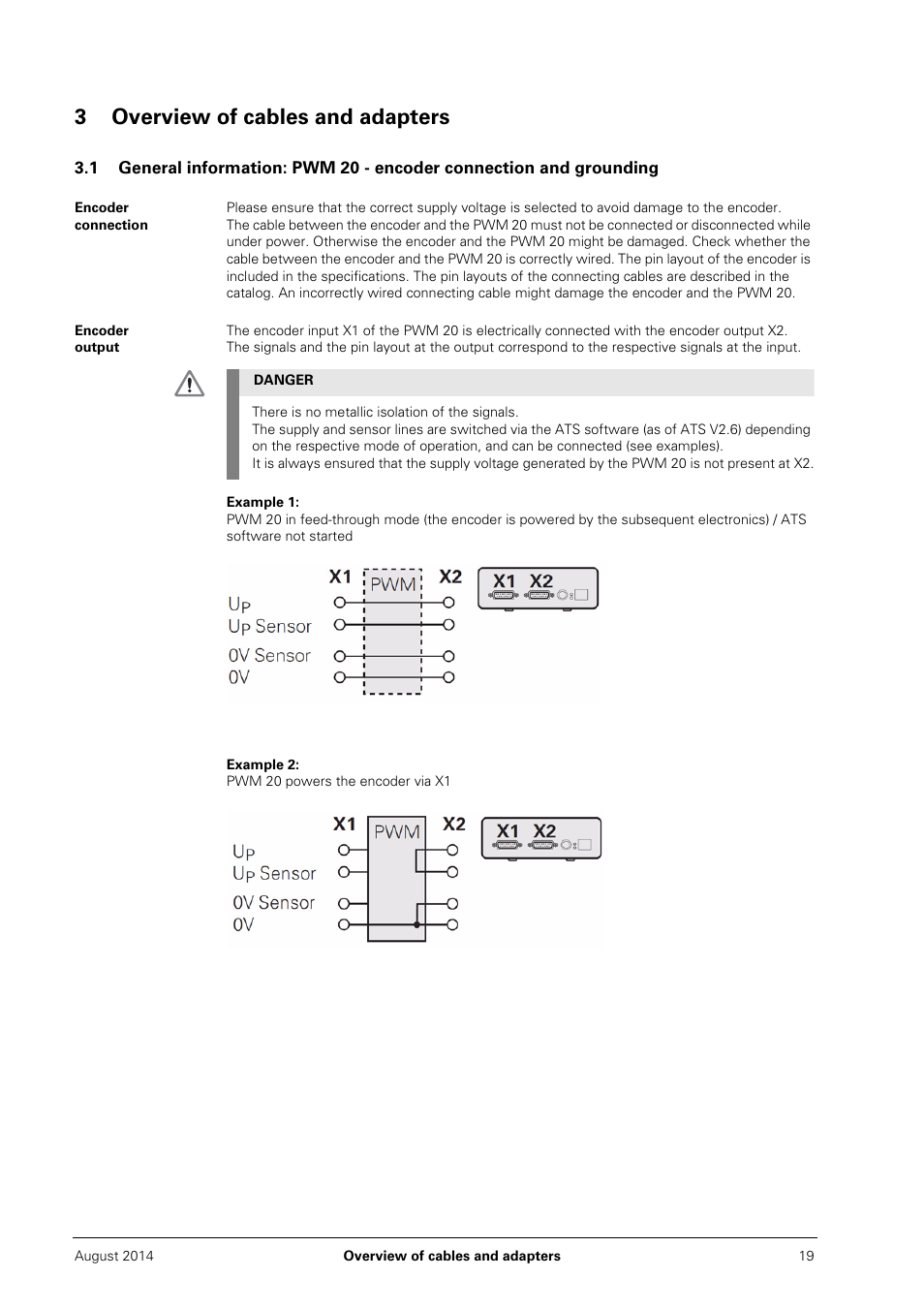 3 overview of cables and adapters, 3overview of cables and adapters | HEIDENHAIN PWM 20 User Manual | Page 18 / 163