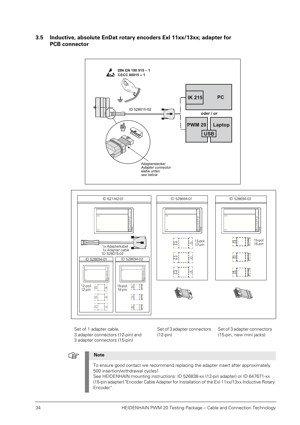 Pcb connector | HEIDENHAIN PWM 20 User Manual | Page 33 / 163