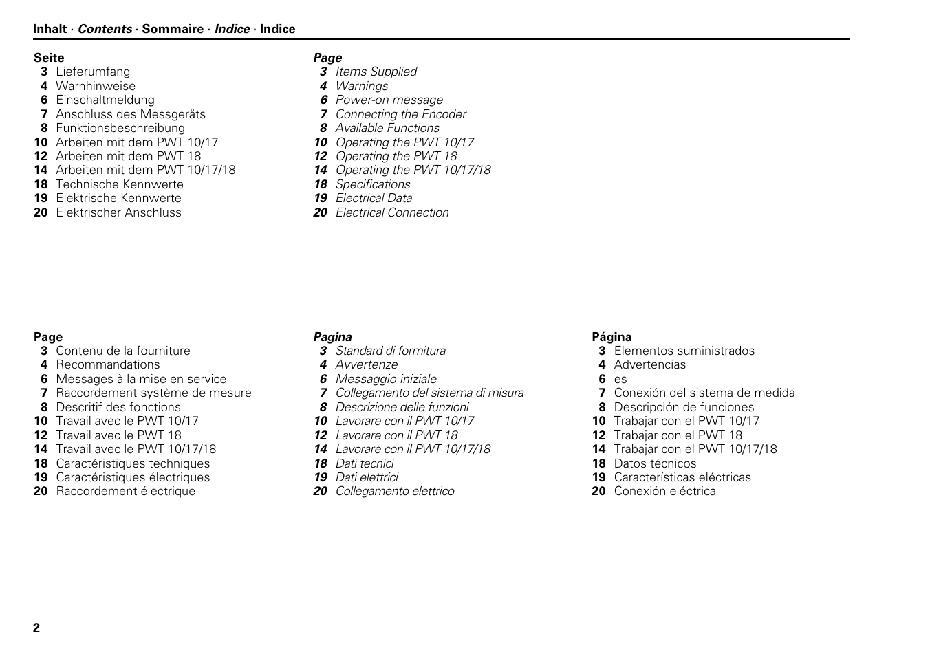 HEIDENHAIN PWT 10 User Manual | Page 2 / 24