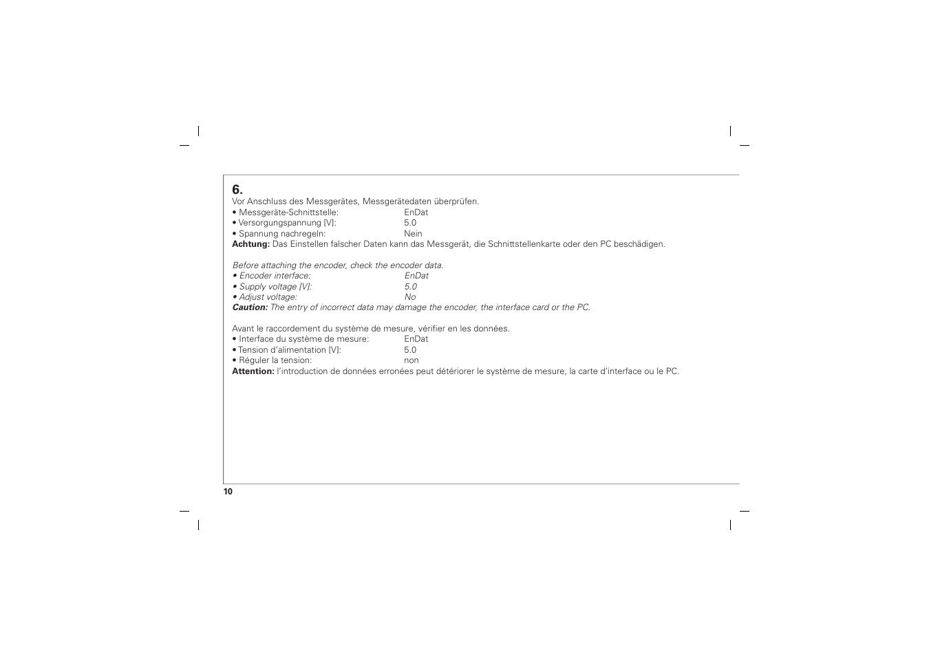 HEIDENHAIN ECI 1119 EnDat22 User Manual | Page 10 / 20