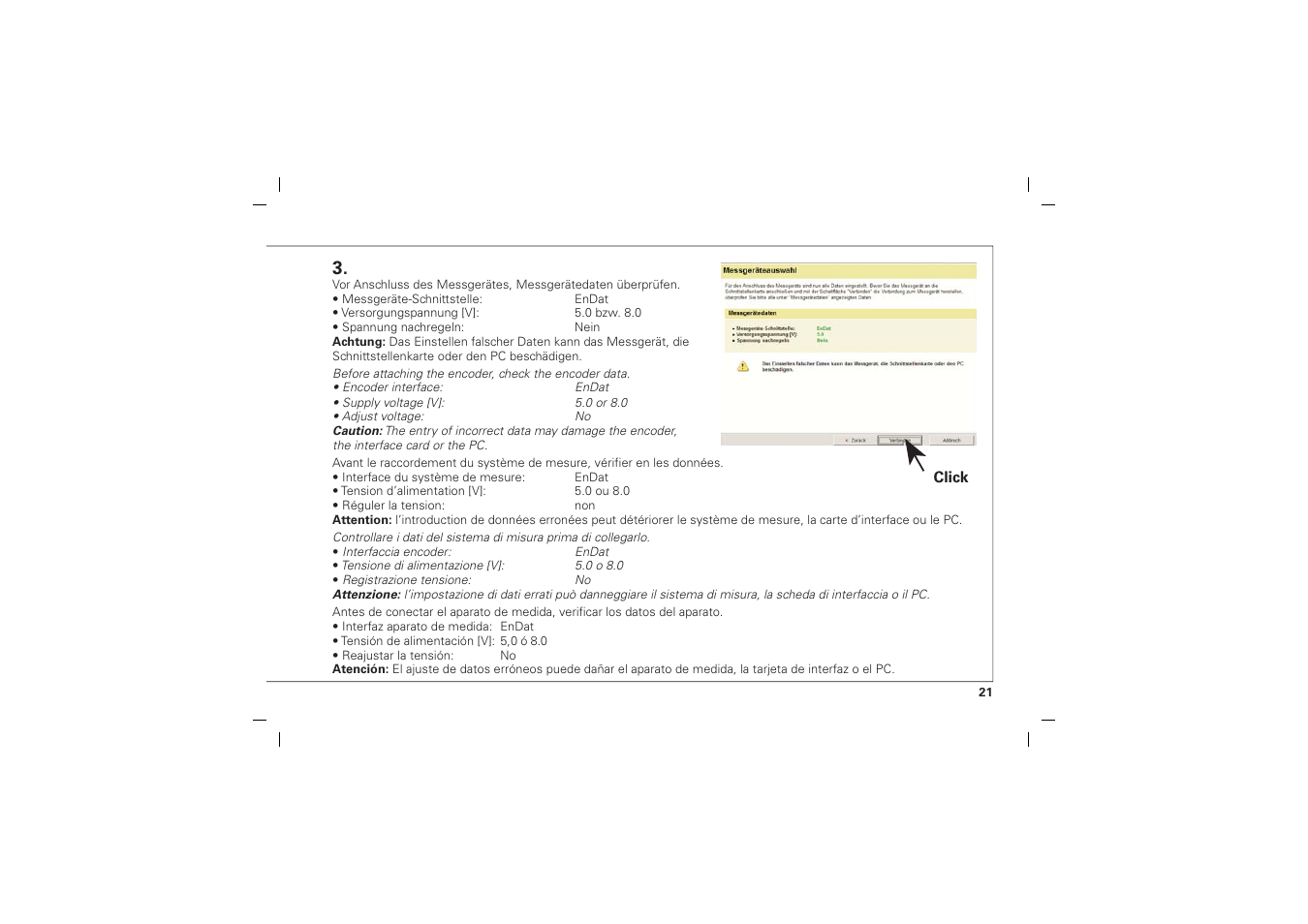 HEIDENHAIN ECI 1317 EnDat01 User Manual | Page 21 / 30