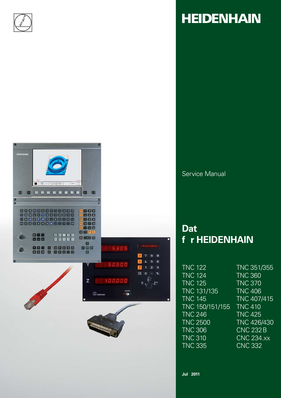 HEIDENHAIN SHB Data Interfaces for HEIDENHAIN User Manual | 100 pages