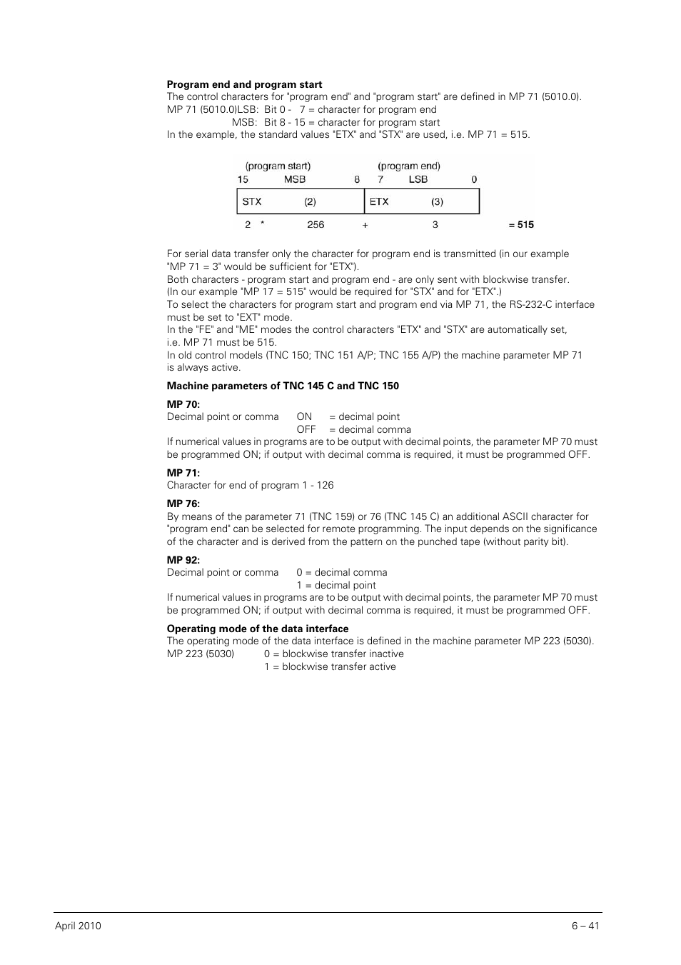 HEIDENHAIN SHB Data Interfaces for HEIDENHAIN User Manual | Page 40 / 100