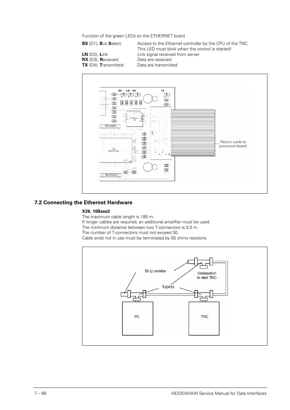 2 connecting the ethernet hardware | HEIDENHAIN SHB Data Interfaces for HEIDENHAIN User Manual | Page 65 / 100