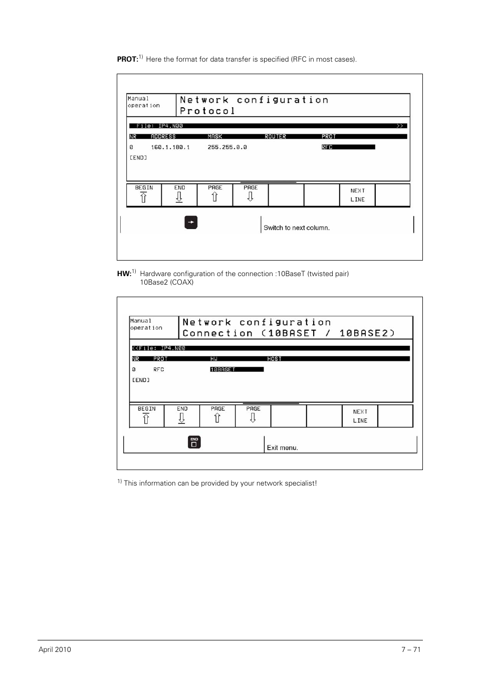 HEIDENHAIN SHB Data Interfaces for HEIDENHAIN User Manual | Page 70 / 100
