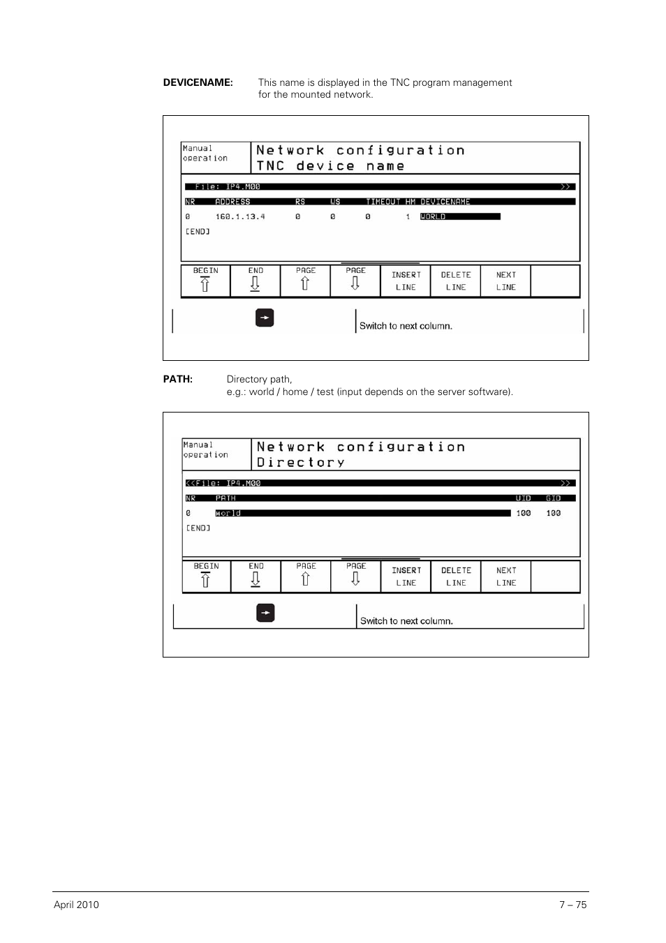 HEIDENHAIN SHB Data Interfaces for HEIDENHAIN User Manual | Page 74 / 100