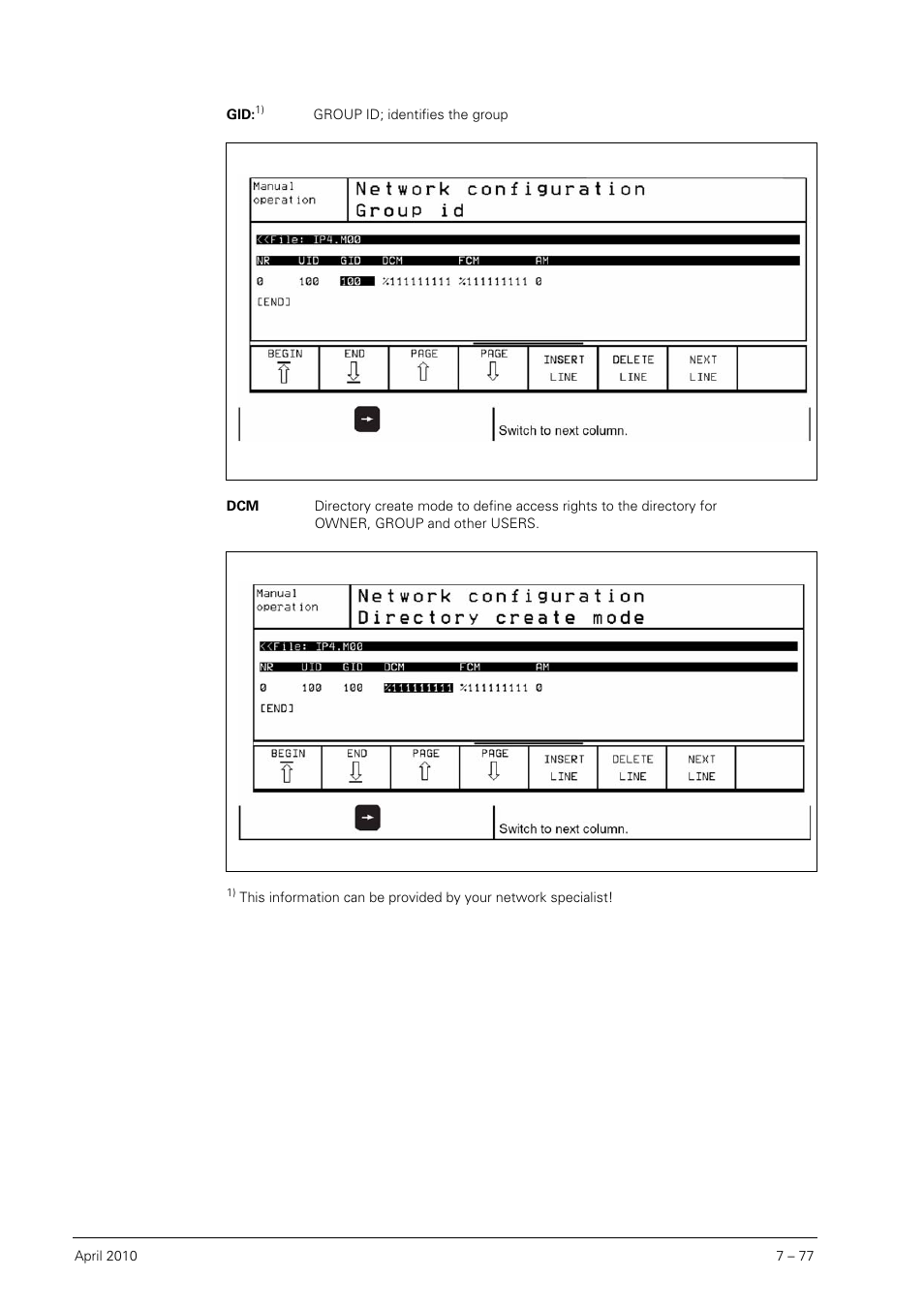 HEIDENHAIN SHB Data Interfaces for HEIDENHAIN User Manual | Page 76 / 100