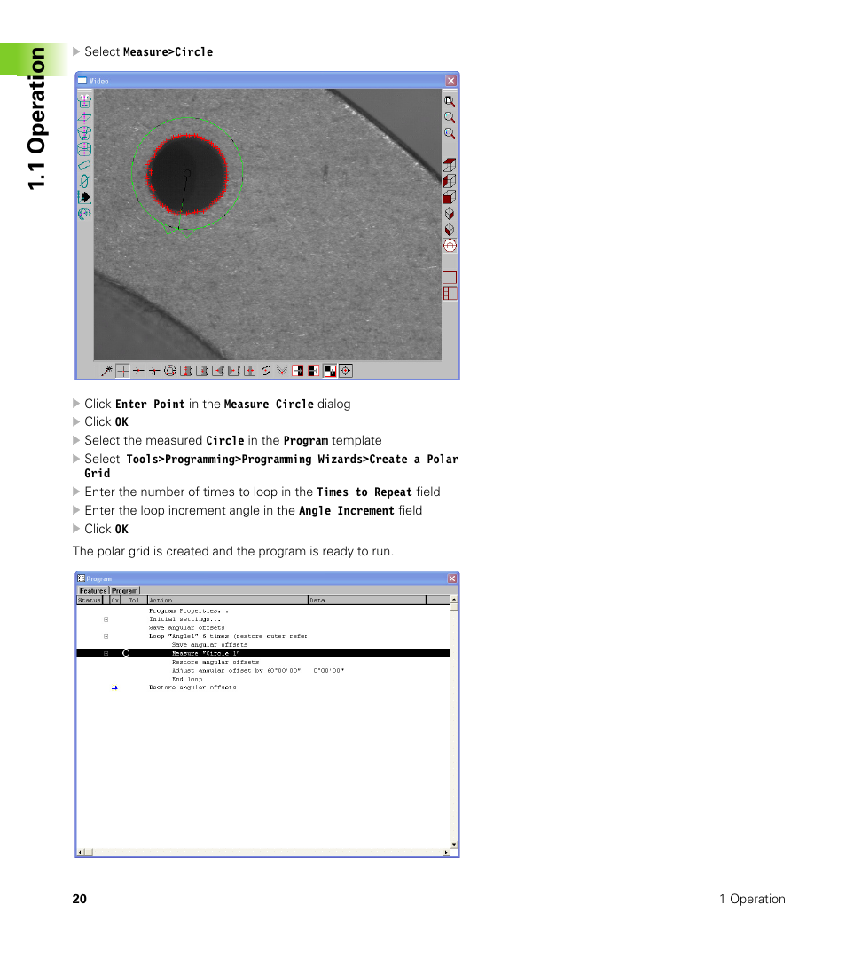 1 oper ation | HEIDENHAIN IK 5000 Addendum User Manual | Page 20 / 100