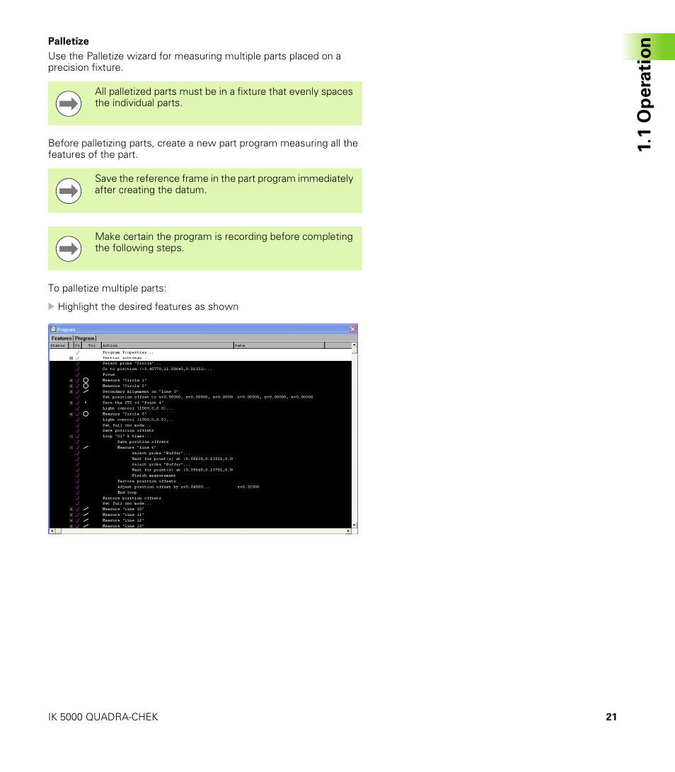 1 oper ation | HEIDENHAIN IK 5000 Addendum User Manual | Page 21 / 100