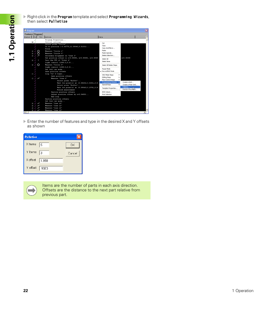 1 oper ation | HEIDENHAIN IK 5000 Addendum User Manual | Page 22 / 100